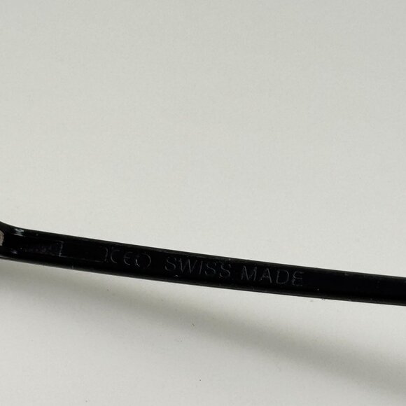 Swissflex Eye Glasses Eyeglasses Frames Black Swiss Made